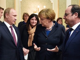 Меркель: Владимир Путин убедил ополченцев согласиться на перемирие